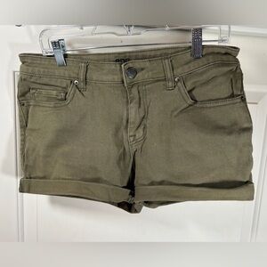 BDG Alexa Mid Rise Olive Green Women's 5 Pocket Shorts